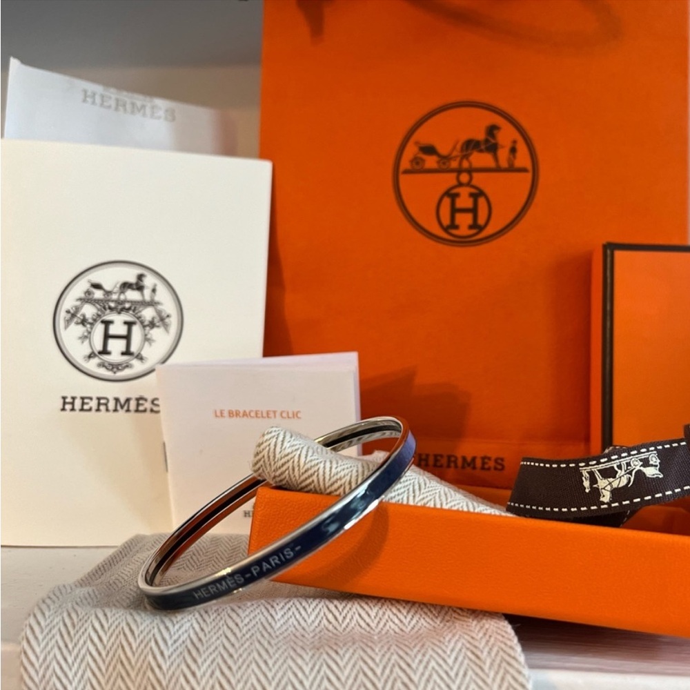 Hermes bracelet hombre blues